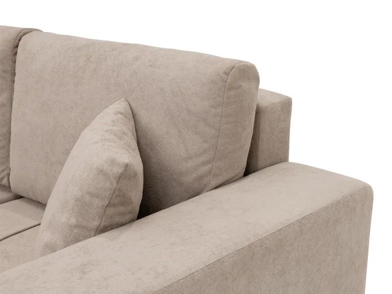 Flo Sovesofa med dobbel sjeselong 4-seter - Brun - Møbler - Sofaer - Sovesofaer