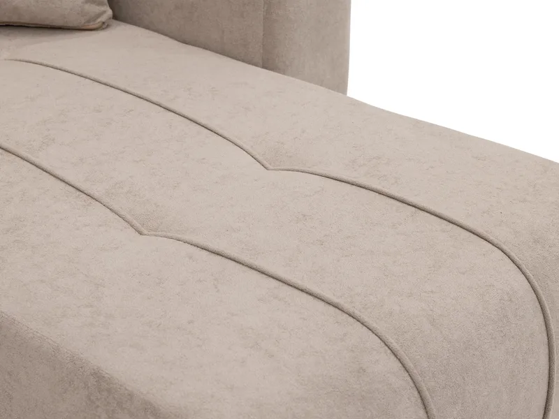 Flo Sovesofa med dobbel sjeselong 4-seter - Brun - Møbler - Sofaer - Sovesofaer