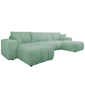 Flo Sovesofa med dobbel sjeselong 4-seter