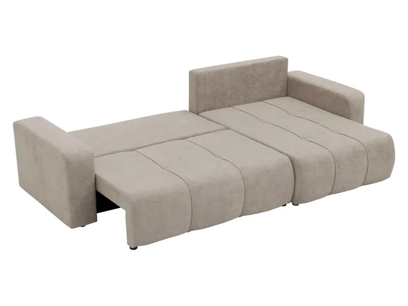 Flo Sovesofa med sjeselong 3-seter - Beige - Møbler - Sofaer - Sovesofaer