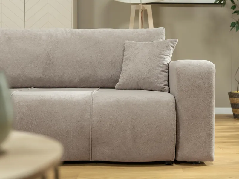 Flo Sovesofa med sjeselong 3-seter - Brun - Møbler - Sofaer - Sovesofaer