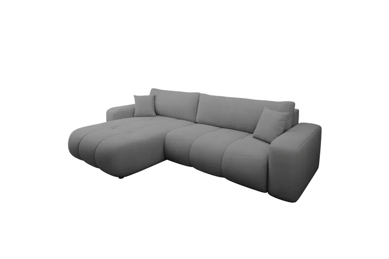 Flo Sovesofa med Sjeselong 3-seter - Grå - Møbler - Sofaer - Sovesofaer
