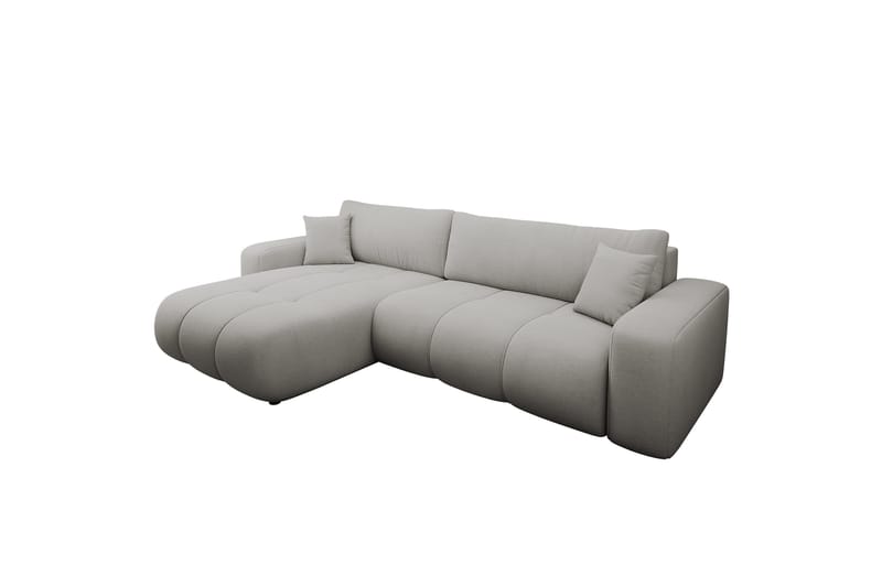 Flo Sovesofa med Sjeselong 3-seter - Grå - Møbler - Sofaer - Sovesofaer