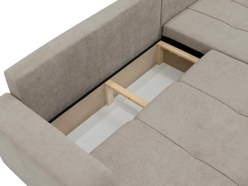 Flo Sovesofa med sjeselong 3-seter - Kremhvit - Møbler - Sofaer - Sovesofaer