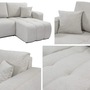 Flo Sovesofa med sjeselong 3-seter - Mintgrønn - Møbler - Sofaer - Sovesofaer