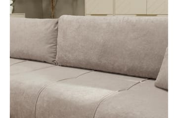 Flo Sovesofa med Sjeselong 3-seter - Svart - Møbler - Sofaer - Sovesofaer
