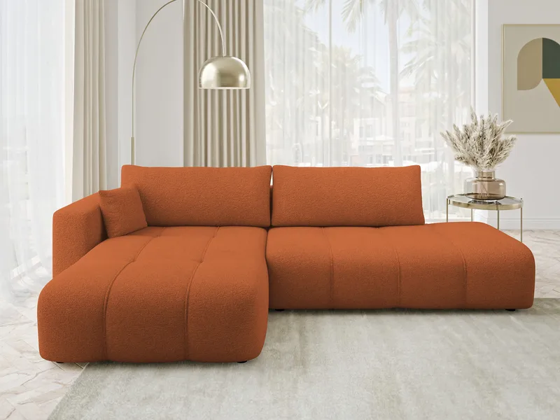 Flo Sovesofa med sjeselong 4-seter - Hvit - Møbler - Sofaer - Sovesofaer