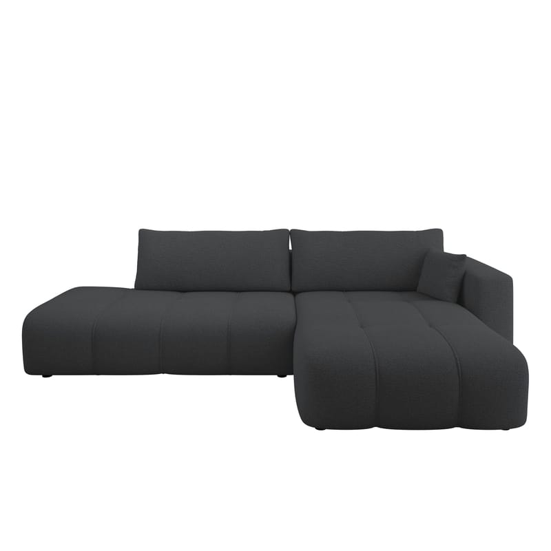 Flo Sovesofa med sjeselong 4-seter - Svart - Møbler - Sofaer - Sovesofaer
