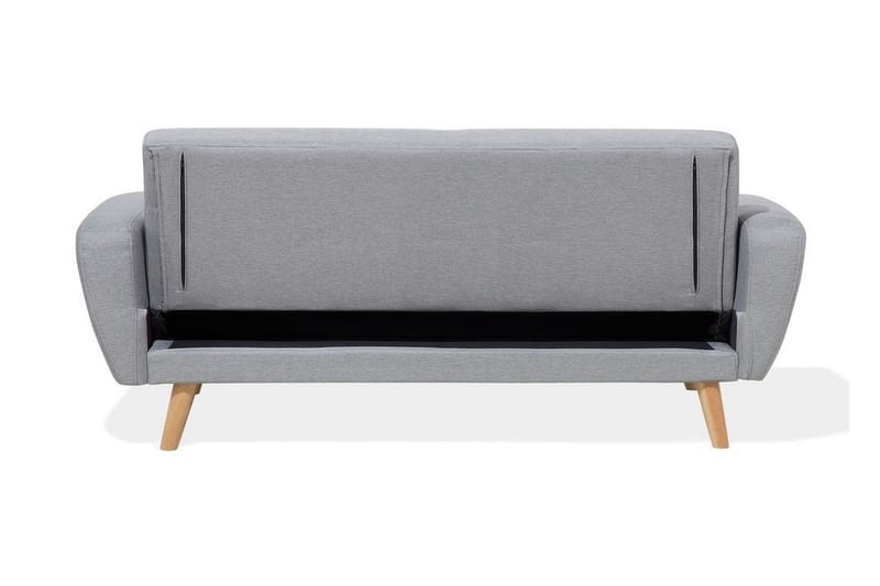 Florli 3-seter Utfellbar Rektangulær Sovesofa 104x190 cm i Stoff - Grå - Møbler - Sofaer - Sovesofaer