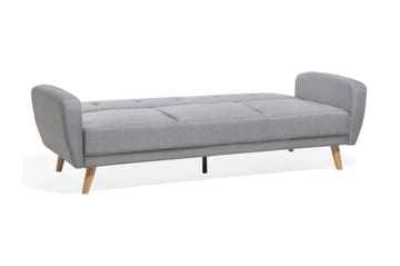 Florli 3-seter Utfellbar Rektangulær Sovesofa 104x190 cm i Stoff - Grå - Møbler - Sofaer - Sovesofaer
