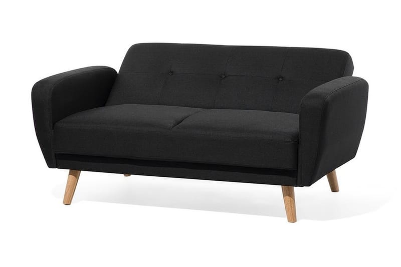 Florli Sovesofa 155 cm - Svart - Møbler - Sofaer - Sovesofaer