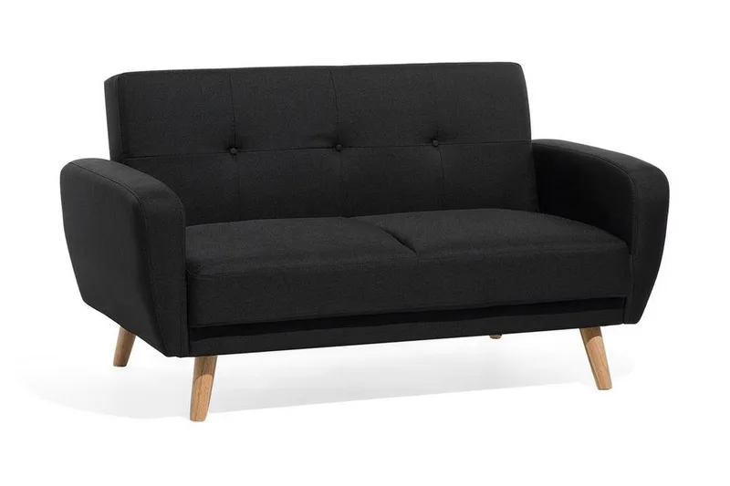 Florli Sovesofa 155 cm, Svart