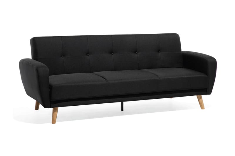Florli Sovesofa 214 cm - Svart - Møbler - Sofaer - Sovesofaer