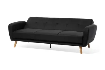 Florli Sovesofa 214 cm - Svart - Møbler - Sofaer - Sovesofaer