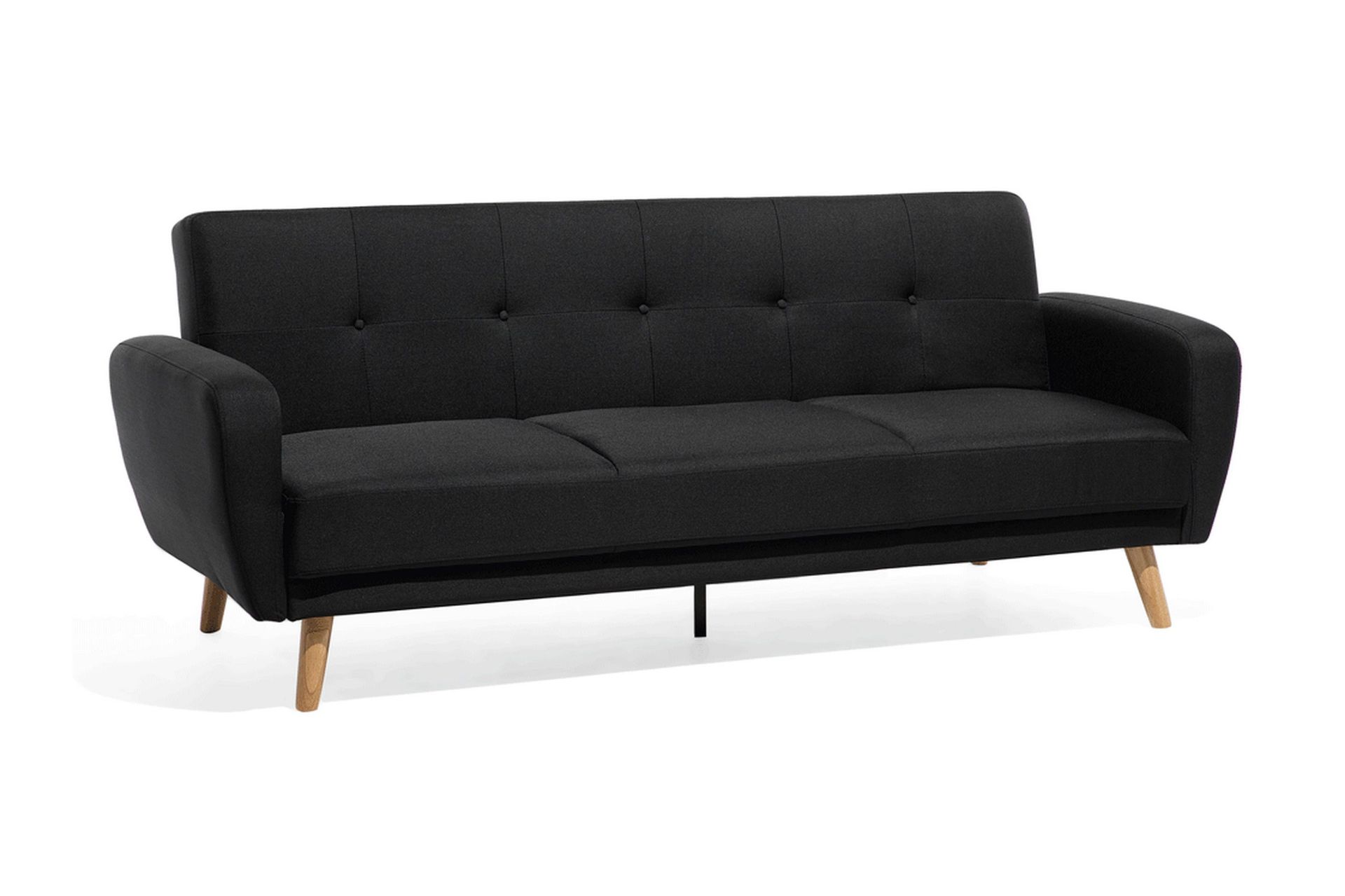 Florli Sovesofa 214 cm - Svart