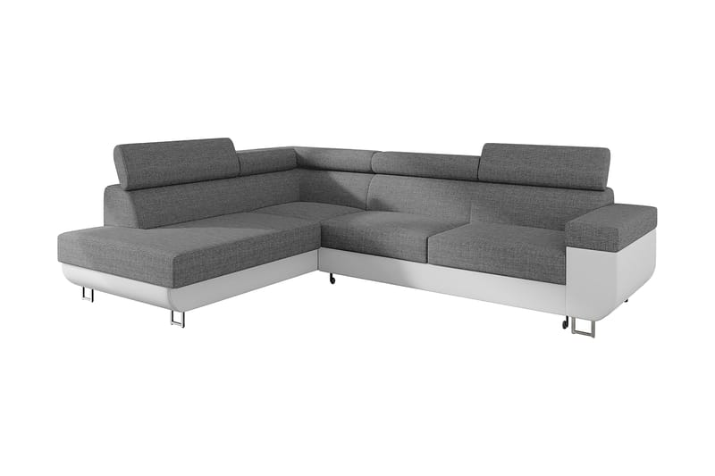 Fonti 3-seters Hjørnesofa Fonti Venstre - Svart - Møbler - Sofaer - Sovesofaer