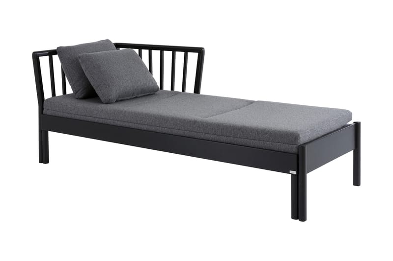 Franz Sovesofa Ramme 190 cm Svart - Møbler - Sofaer - Sovesofaer