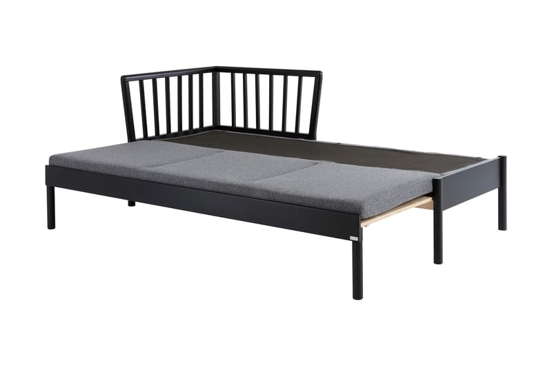 Franz Sovesofa Ramme 190 cm Svart - Møbler - Sofaer - Sovesofaer