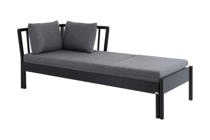 Franz Sovesofa Ramme 190 cm Svart - Møbler - Sofaer - Sovesofaer