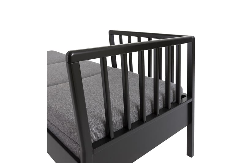 Franz Sovesofa Ramme 190 cm Svart - Møbler - Sofaer - Sovesofaer