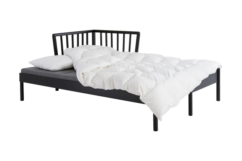 Franz Sovesofa Ramme 200 cm Svart - Møbler - Sofaer - Sovesofaer