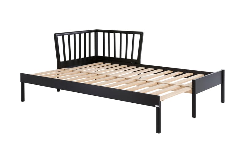Franz Sovesofa Ramme 200 cm Svart - Møbler - Sofaer - Sovesofaer