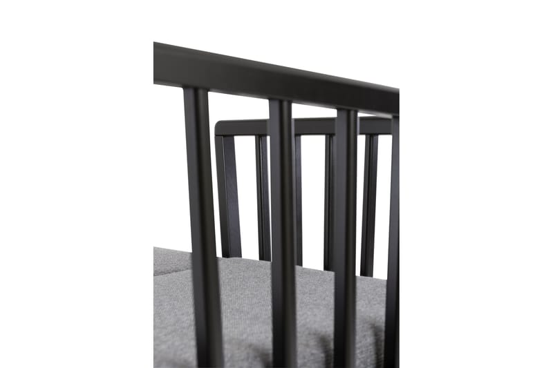 Franz Sovesofa Ramme 200 cm Svart - Møbler - Sofaer - Sovesofaer