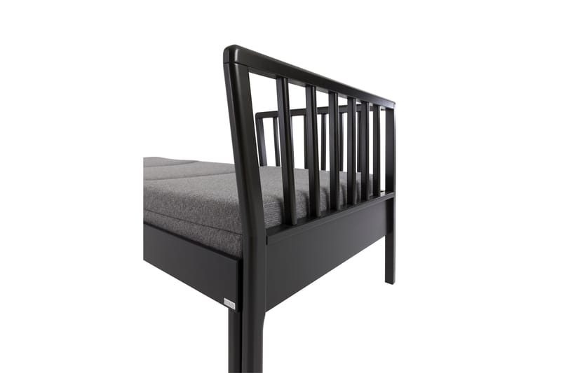 Franz Sovesofa Ramme 200 cm Svart - Møbler - Sofaer - Sovesofaer