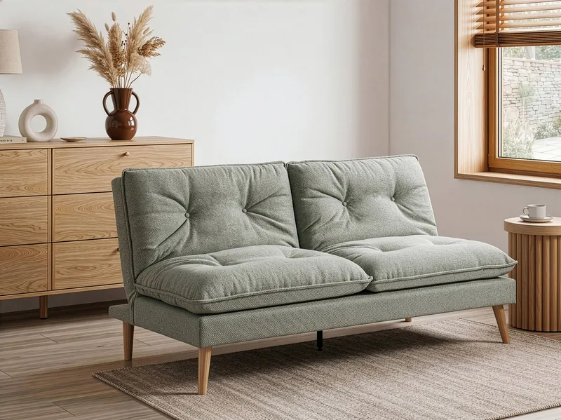 3-seters sofa Yila - Grønn - Møbler - Sofaer - Sovesofaer - 3 seters sovesofa