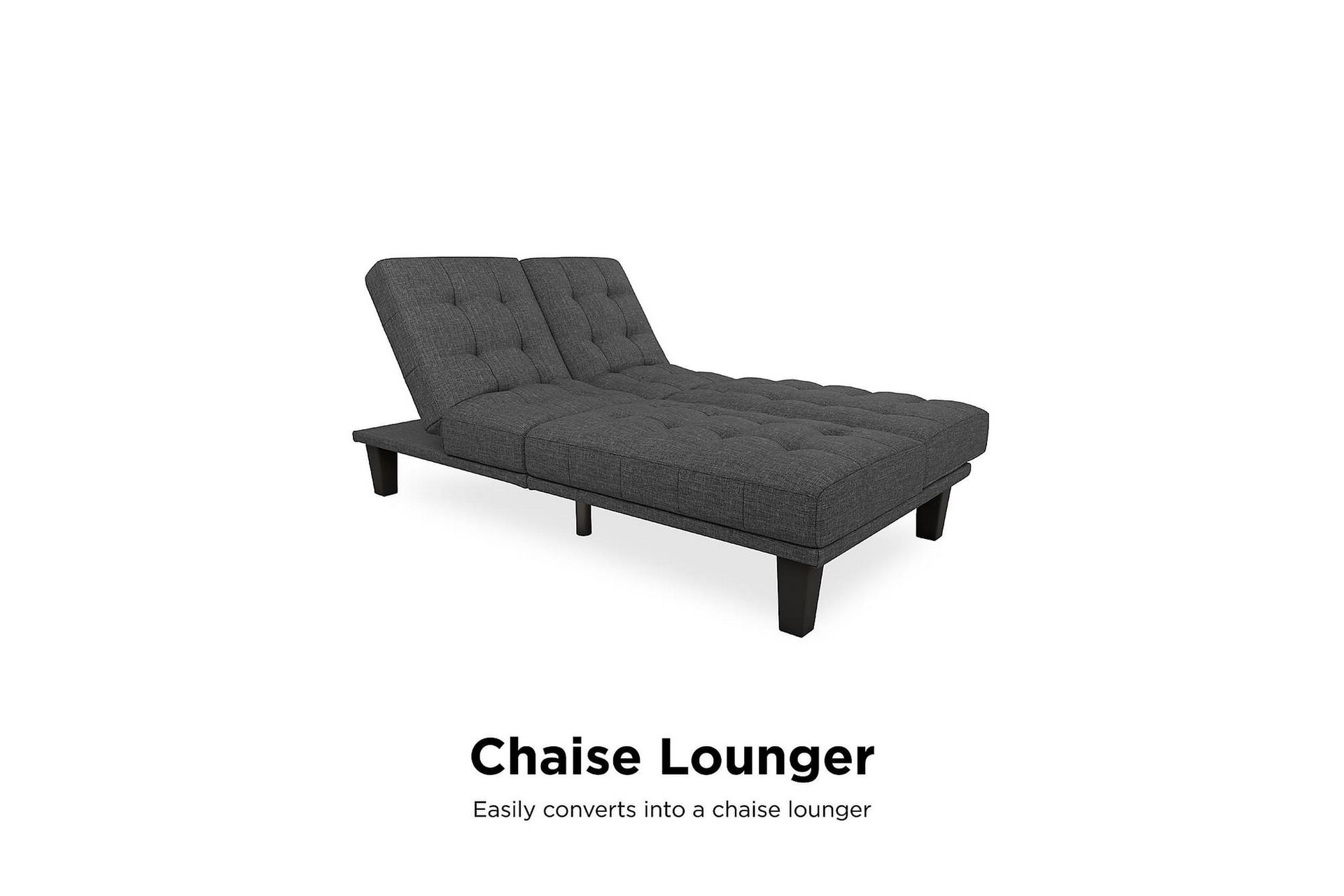 Dexter Futon Grå - Dorel Home - Møbler - Sofaer - Sovesofaer - Futon - Futon sofa