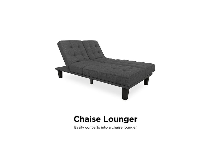 Dexter Futon Grå - Dorel Home - Møbler - Sofaer - Sovesofaer - Futon - Futon sofa