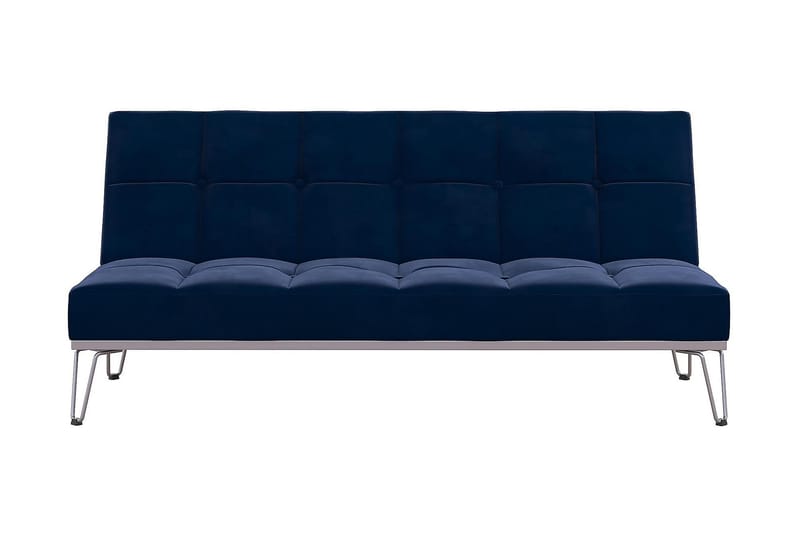 Elle Futon Fløyel/Blå - Novogratz - Møbler - Sofaer - Sovesofaer - Futon - Futon sofa
