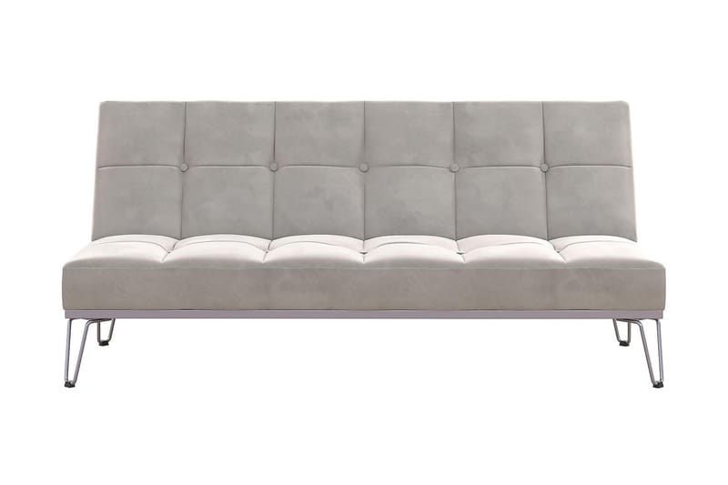 Elle Futon Fløyel/Grå - Novogratz - Møbler - Sofaer - Sovesofaer - Futon - Futon sofa