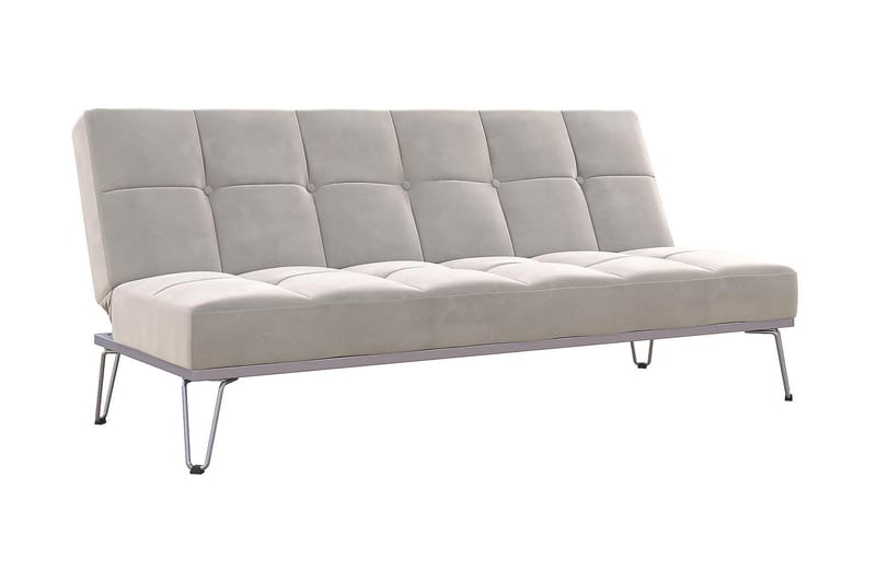 Elle Futon Fløyel/Grå - Novogratz - Sovesofaer - Futon sofa