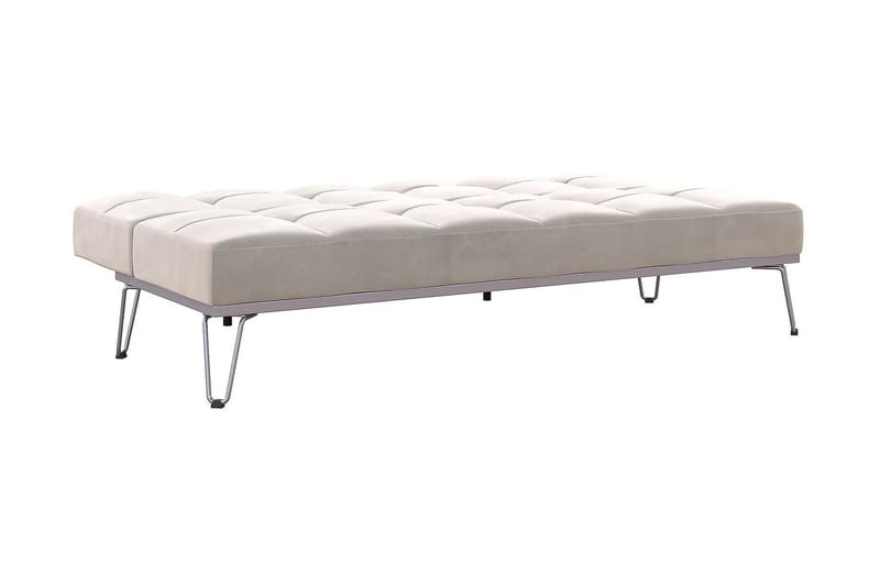 Elle Futon Fløyel/Grå - Novogratz - Møbler - Sofaer - Sovesofaer - Futon - Futon sofa