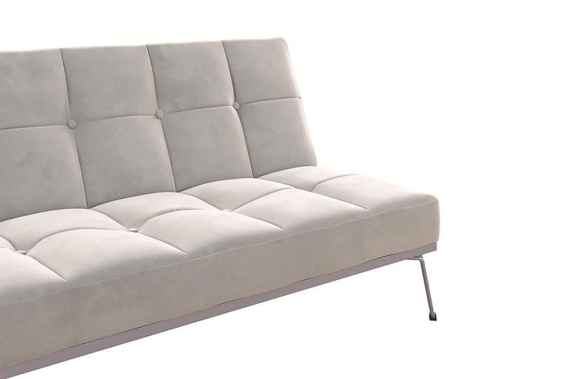 Elle Futon Fløyel/Grå - Novogratz - Møbler - Sofaer - Sovesofaer - Futon - Futon sofa