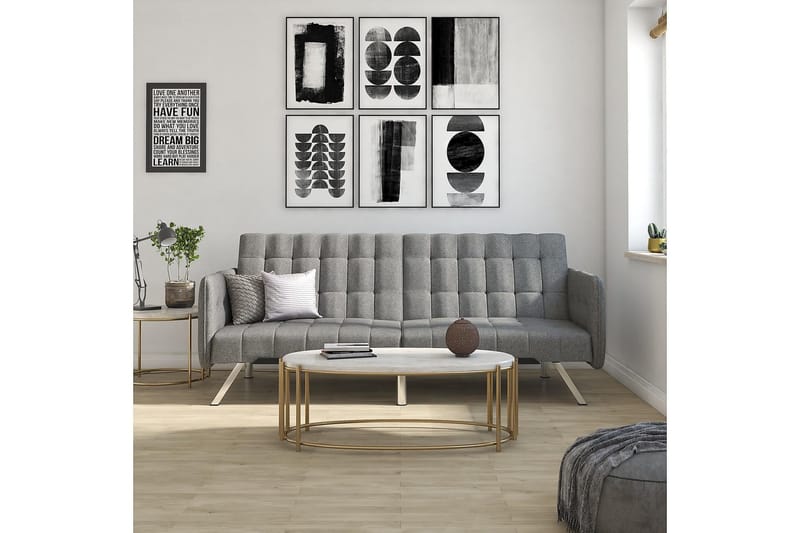 Emily Futon Lingrå - Dorel Home - Møbler - Sofaer - Sovesofaer - Futon - Futon sofa