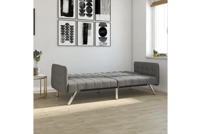 Emily Futon Lingrå - Dorel Home - Møbler - Sofaer - Sovesofaer - Futon - Futon sofa