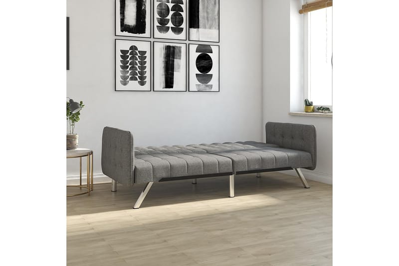 Emily Futon Lingrå - Dorel Home - Møbler - Sofaer - Sovesofaer - Futon - Futon sofa