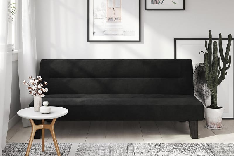 Kebo Futon Svart - Dorel Home - Møbler - Sofaer - Sovesofaer - Futon - Futon sofa