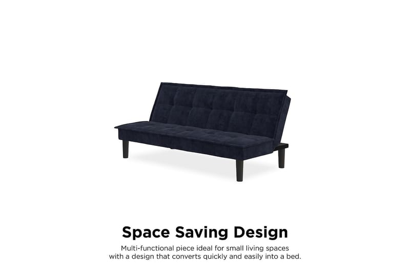 Otis Futon Blå - Dorel Home - Møbler - Sofaer - Sovesofaer - Futon - Futon sofa