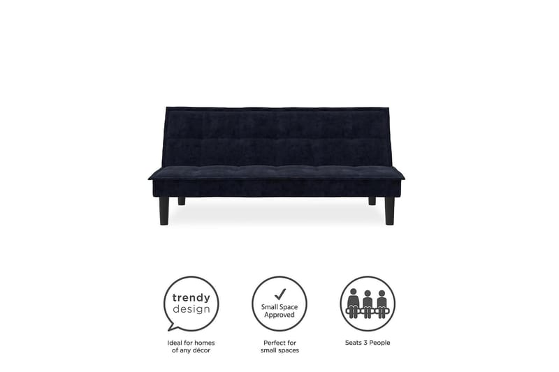 Otis Futon Blå - Dorel Home - Møbler - Sofaer - Sovesofaer - Futon - Futon sofa