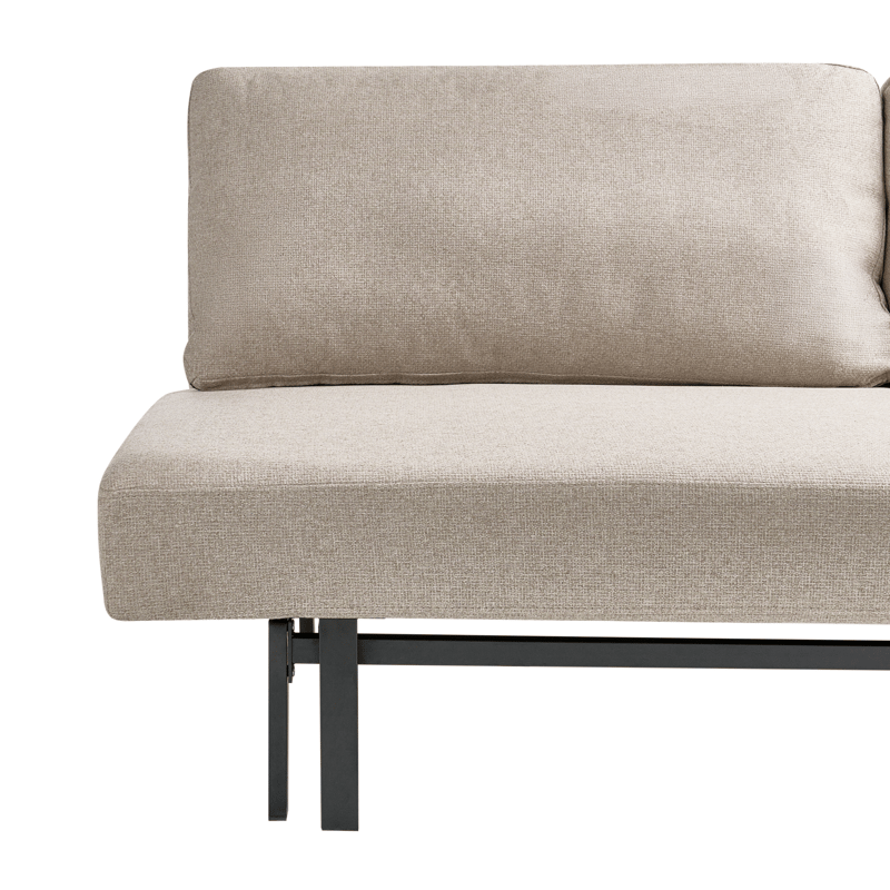 Sovesofa Roykka - Beige - Møbler - Sofaer - Sovesofaer - 3 seters sovesofa