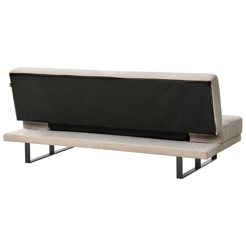 Sovesofa York Chenille - Lys beige - Møbler - Sofaer - Sovesofaer - 2 seters sovesofa