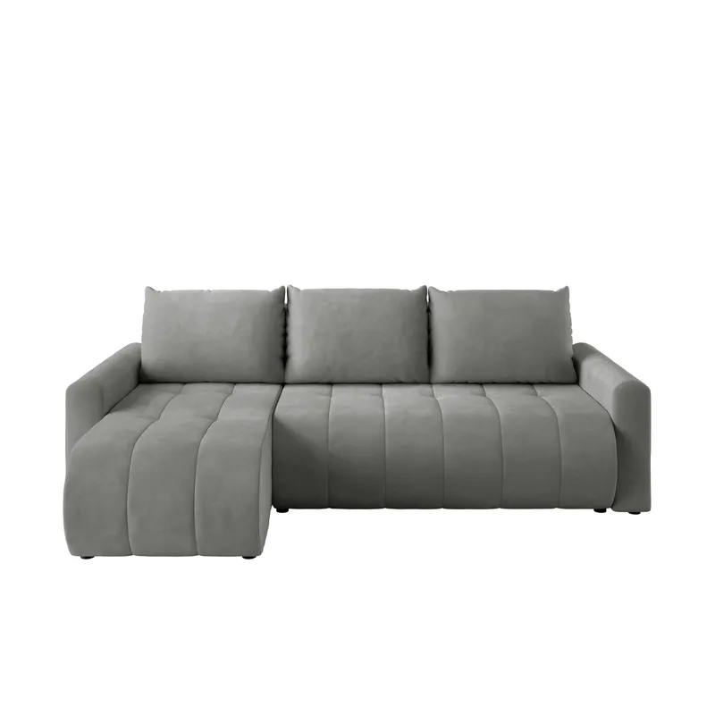 Fynrican 3-seters sovesofa med divan - grå - Møbler - Sofaer - Sovesofaer