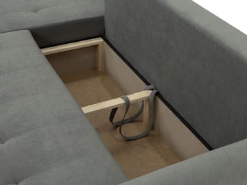 Fynrican 3-seters sovesofa med divan - Polo 872 (beige) - Møbler - Sofaer - Sovesofaer