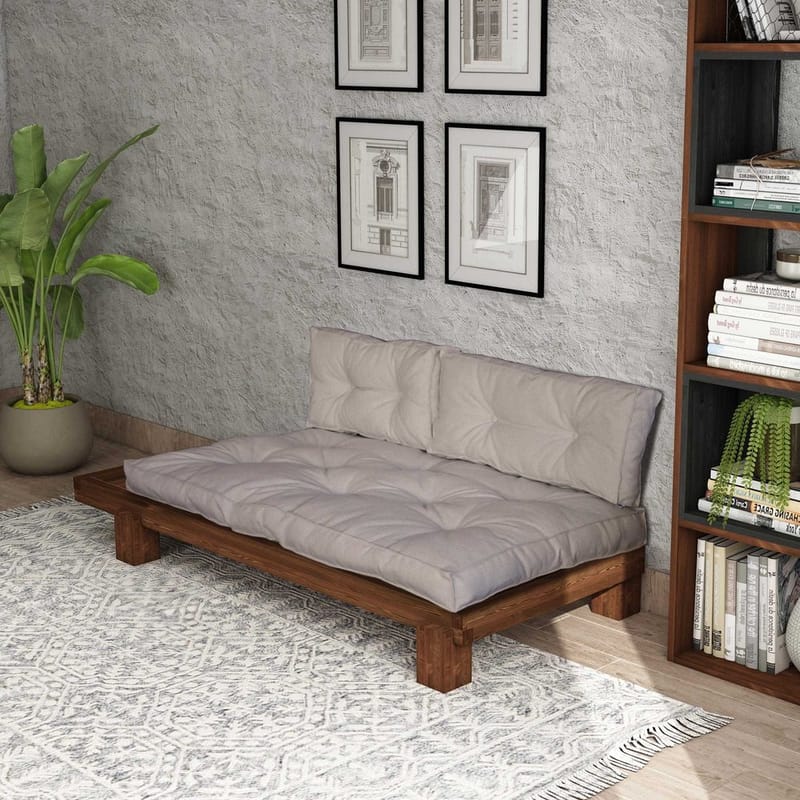 Fynros 2-seters Sovesofa - Beige - Møbler - Sofaer - Sovesofaer