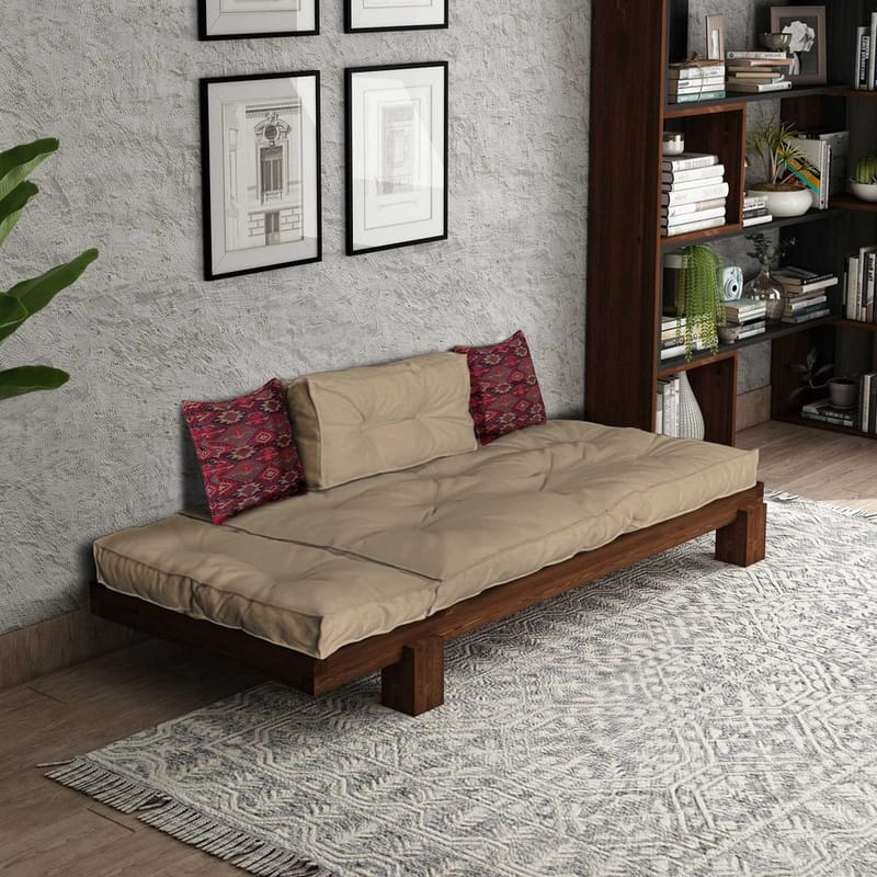 Fynros 2-seters Sovesofa - Beige - Møbler - Sofaer - Sovesofaer