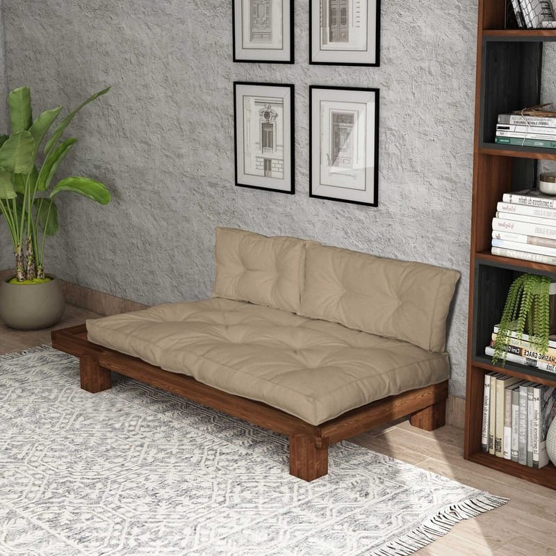 Fynros 2-seters Sovesofa - Beige - Møbler - Sofaer - Sovesofaer