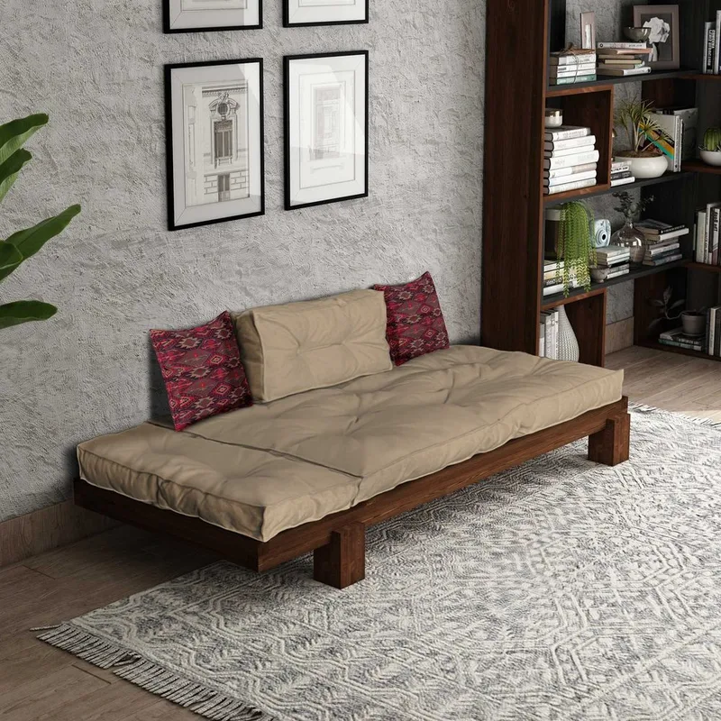 Fynros 2-seters Sovesofa - Beige - Møbler - Sofaer - Sovesofaer